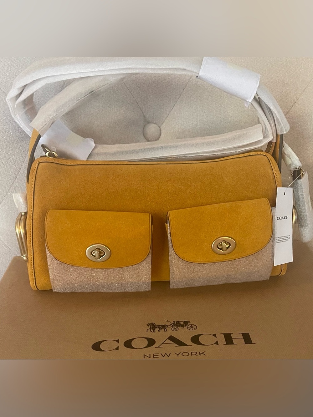 Coach Turnlock Haversack 27 in Marigold NWT